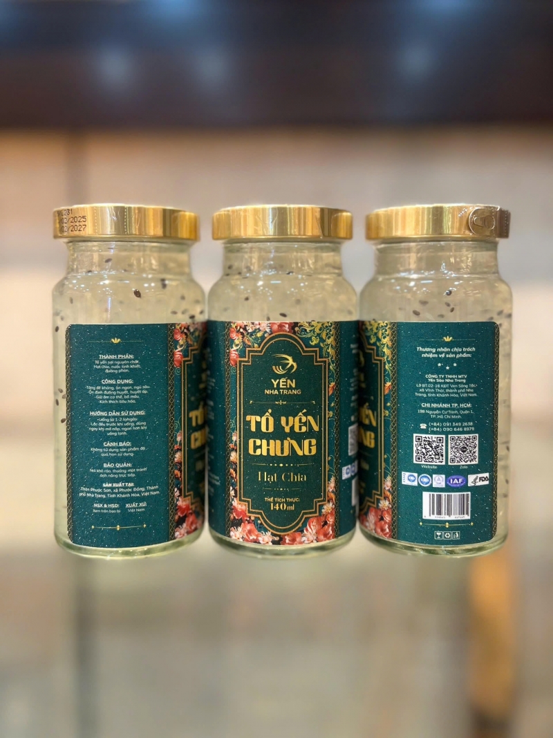 Yến chưng tươi Hạt Chia